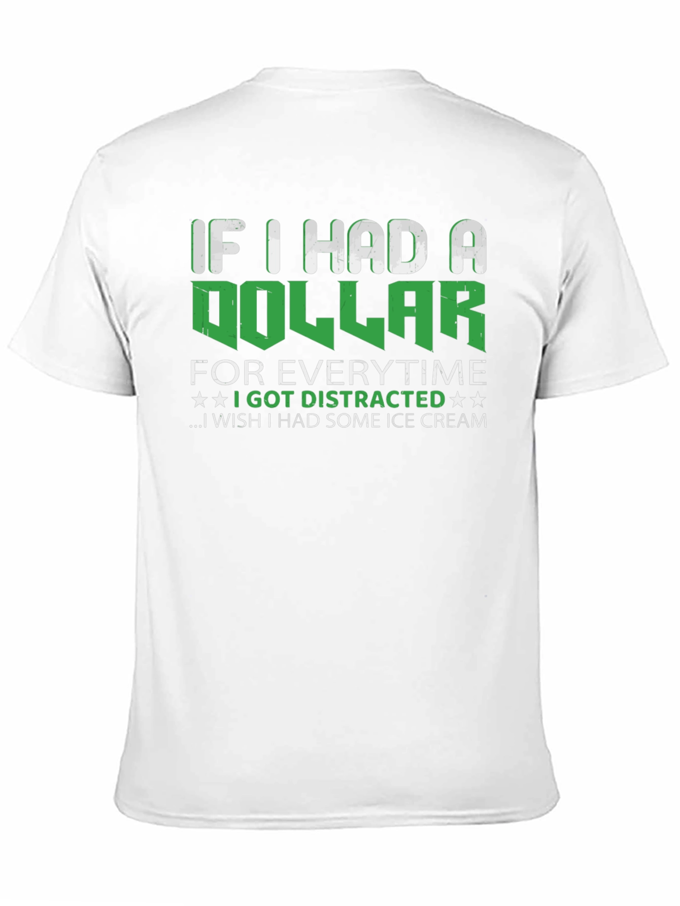 Funny Distracted Ice Cream T-Shirt