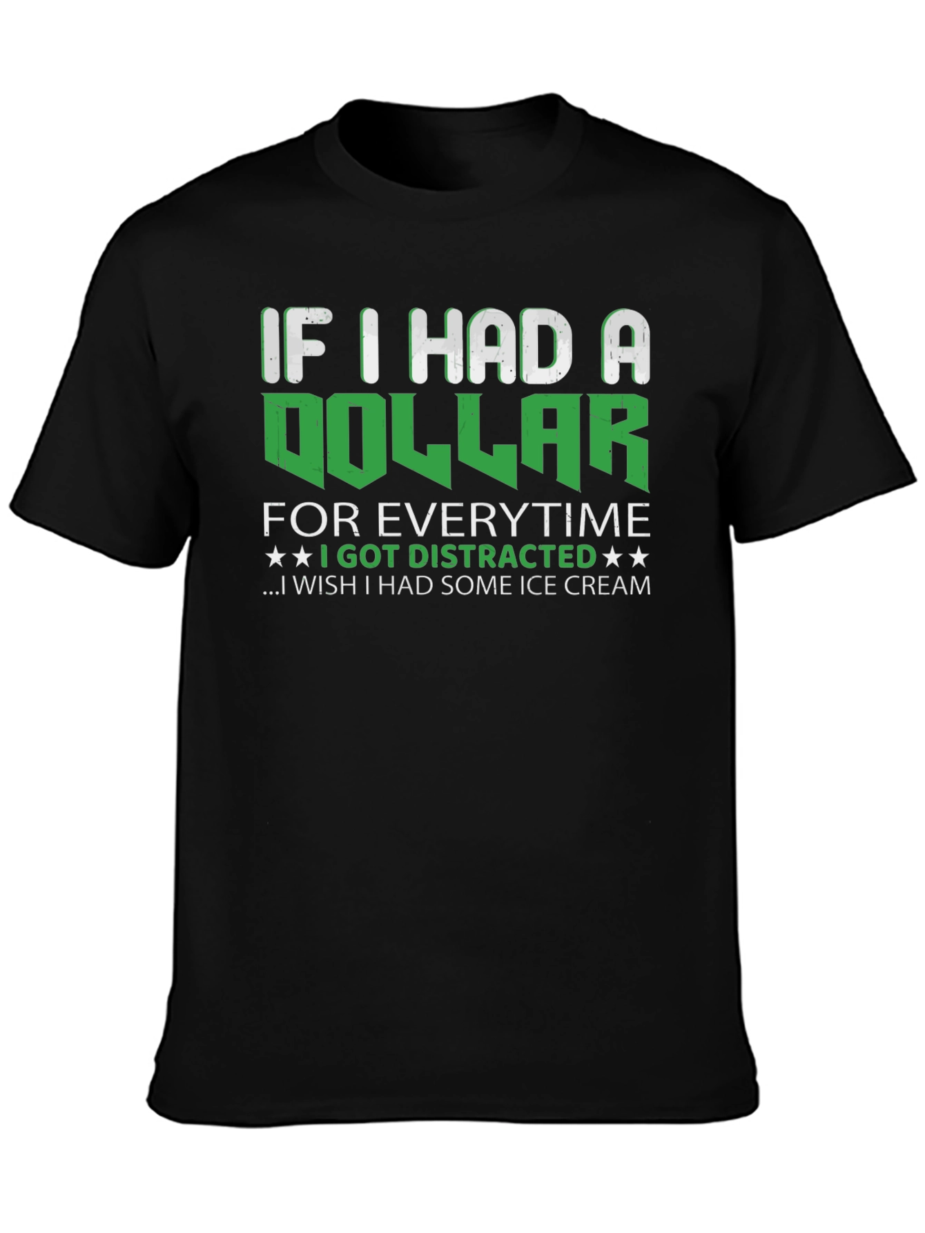 Funny Distracted Ice Cream T-Shirt