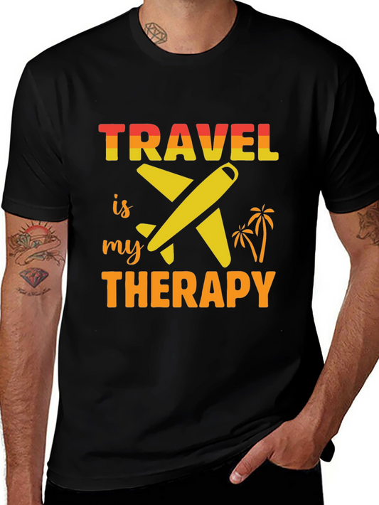 Travel is my Therapy Graphic T-Shirt