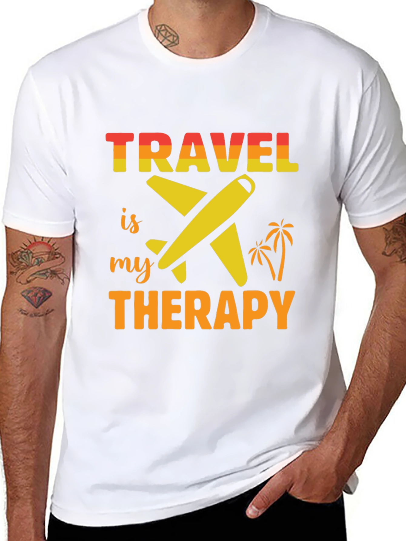 Travel is my Therapy Graphic T-Shirt