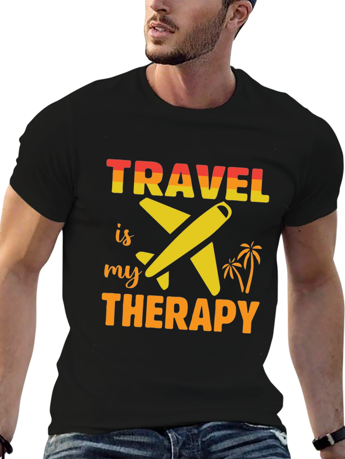 Travel is my Therapy Graphic T-Shirt