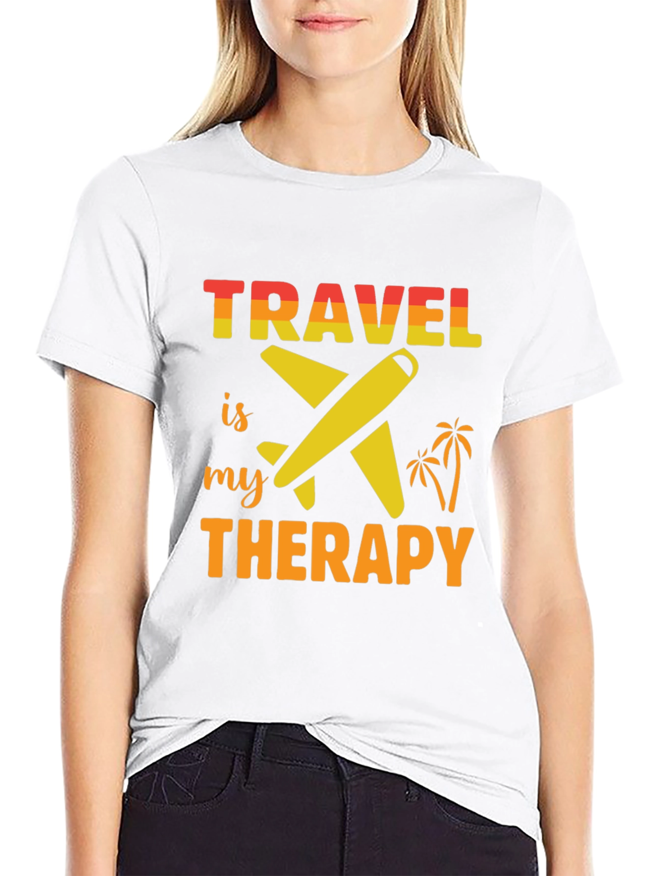 Travel is my Therapy Graphic T-Shirt