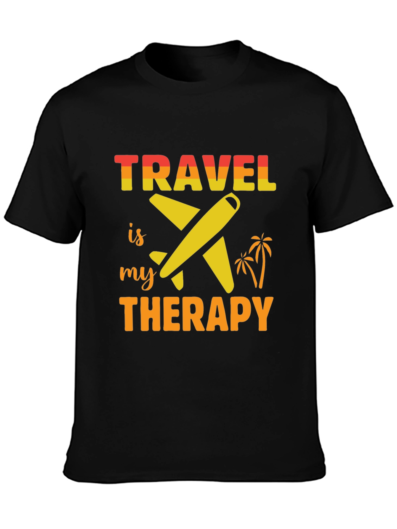 Travel is my Therapy Graphic T-Shirt
