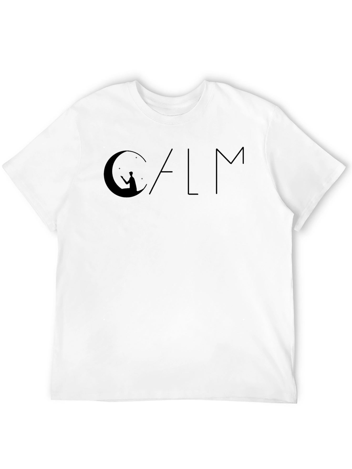 Calm Graphic Print Tee - Relaxed Fit Comfort