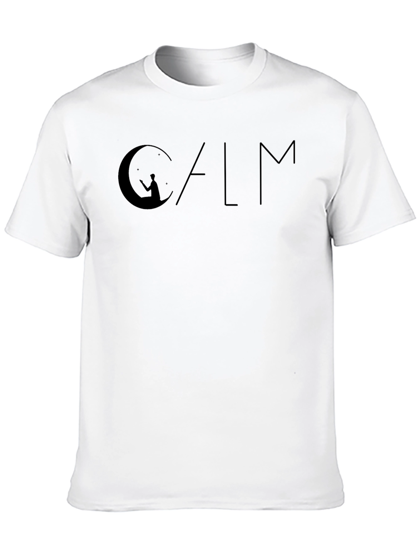 Calm Graphic Print Tee - Relaxed Fit Comfort