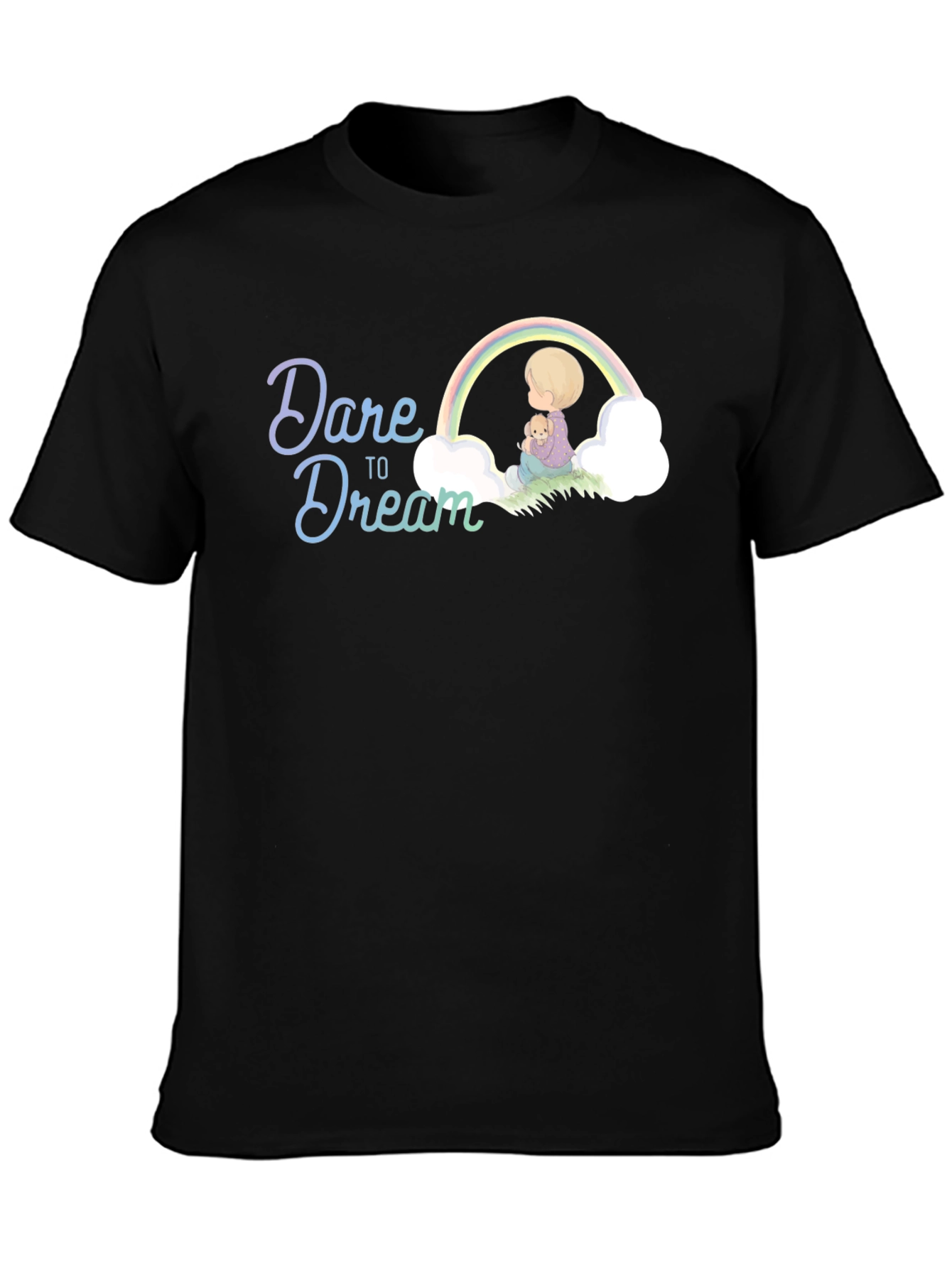 Dare to Dream Graphic Tee - Black