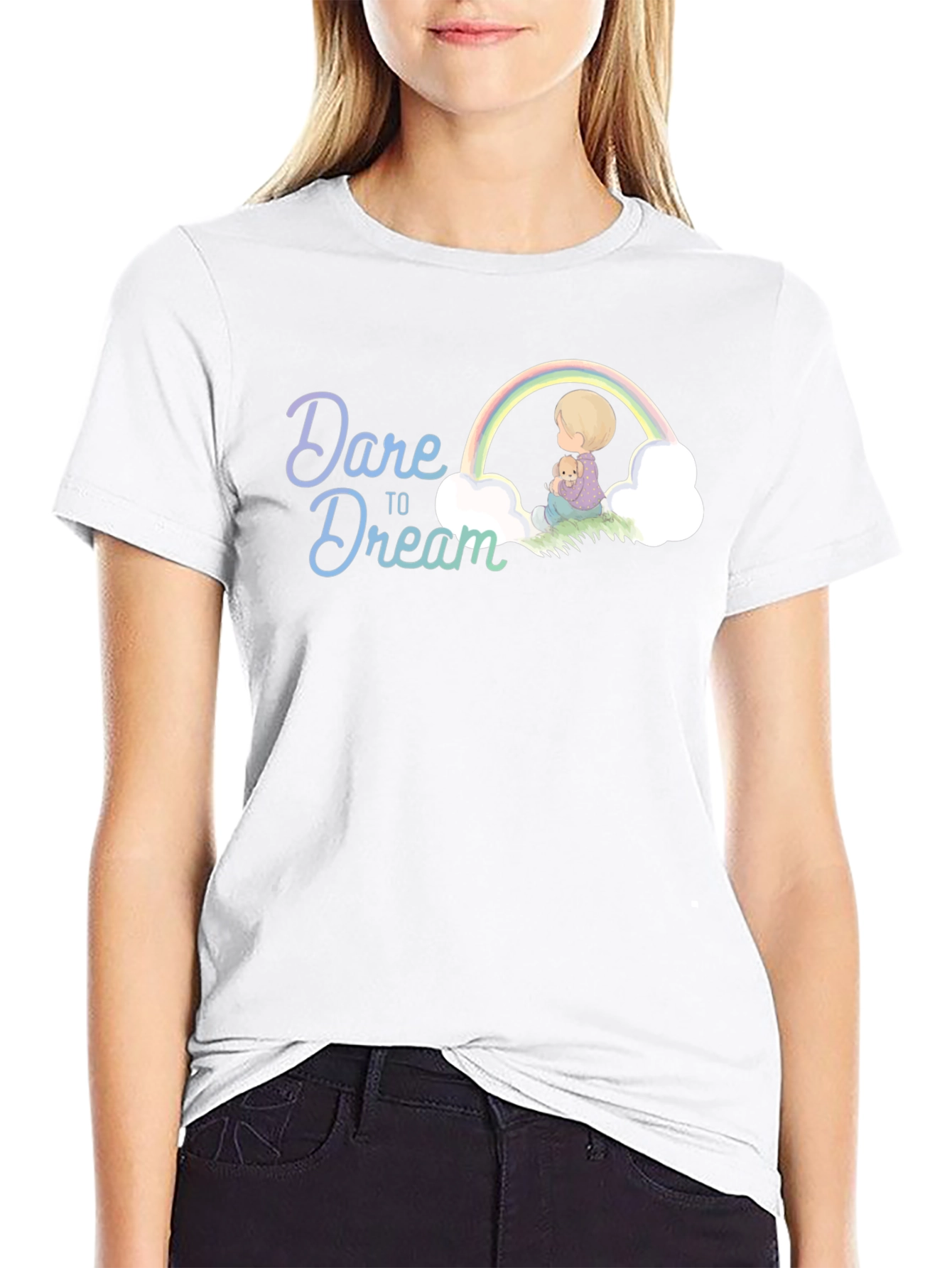 Dare to Dream Graphic Tee - Black