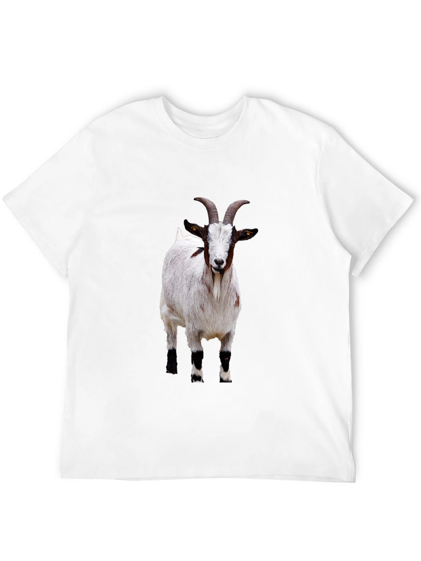 Goat Graphic Tee - Black Cotton T-Shirt