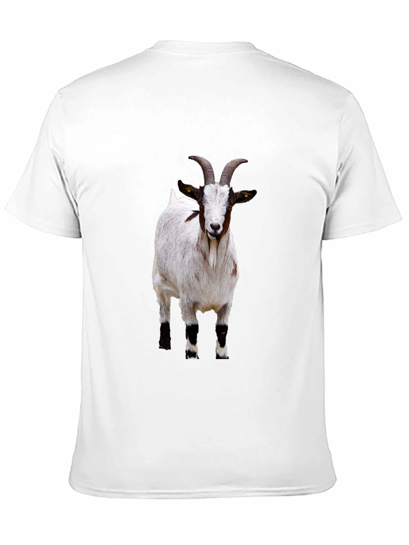 Goat Graphic Tee - Black Cotton T-Shirt