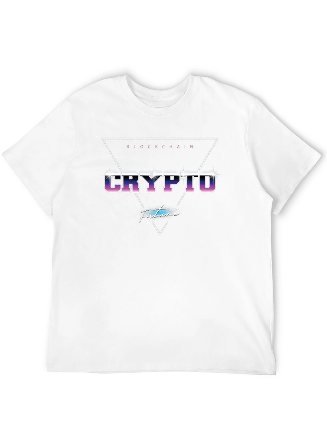Crypto Blockchain Future Black T-Shirt