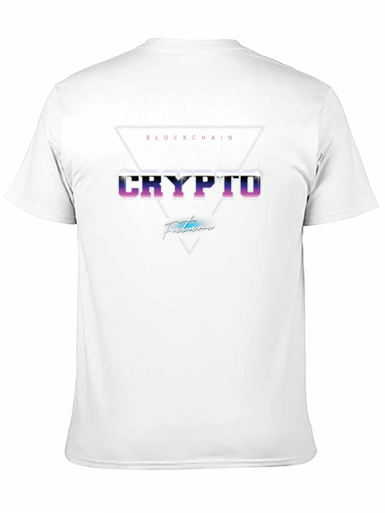 Crypto Blockchain Future Black T-Shirt