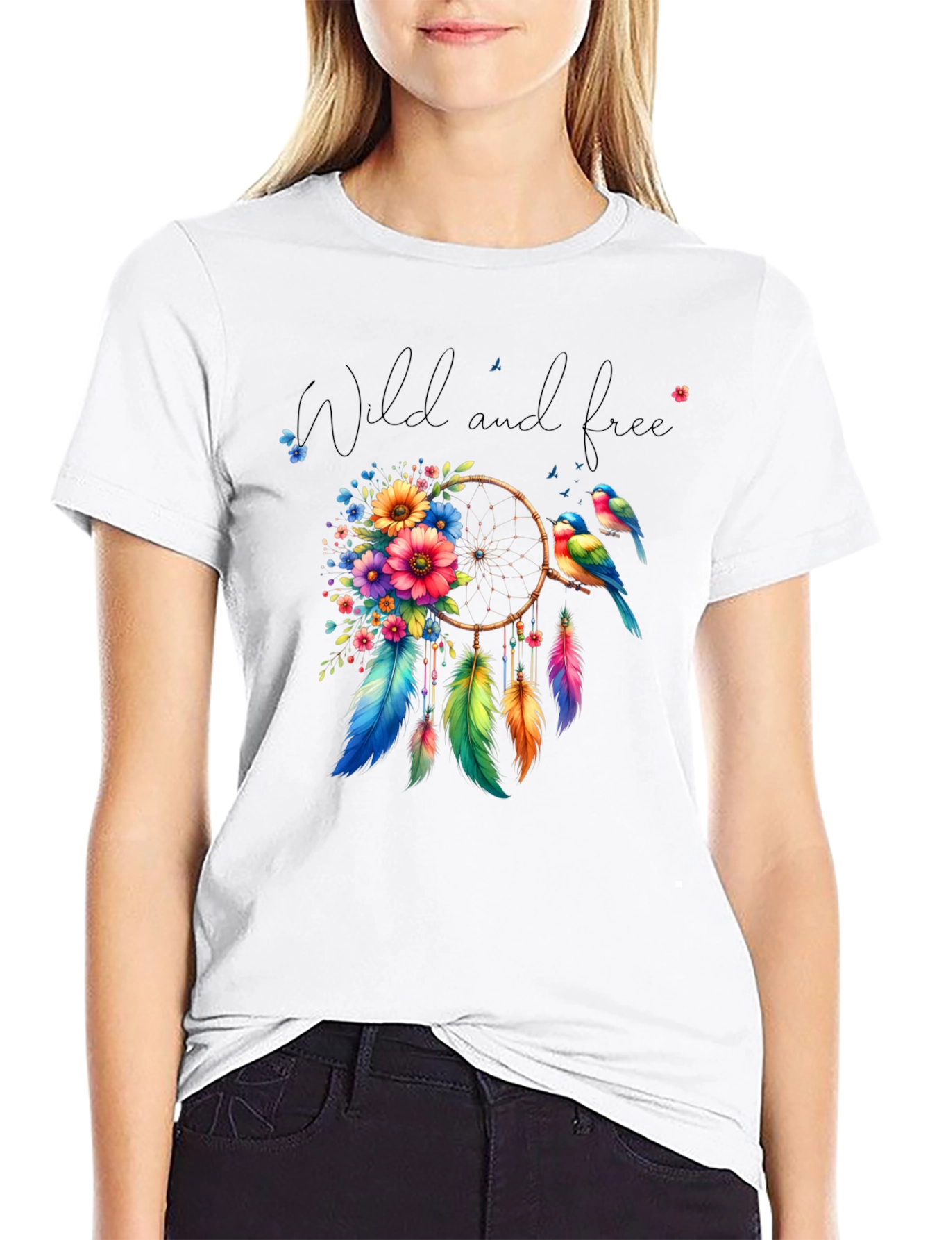 Wild & Free Dreamcatcher Graphic Tee