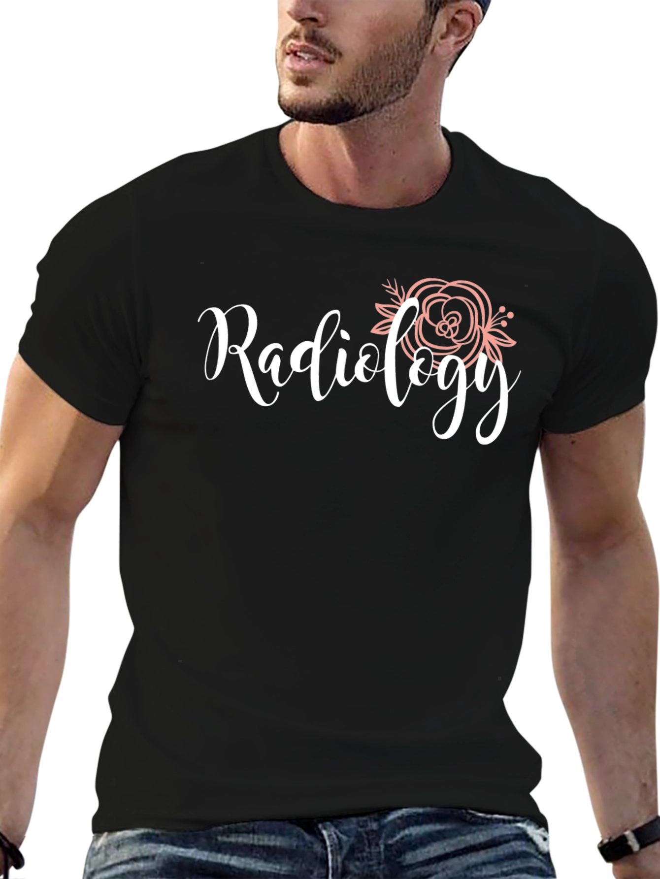 Radiology Floral Tee - Black