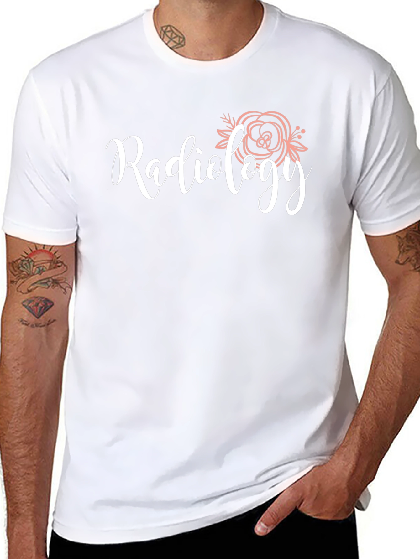 Radiology Floral Tee - Black