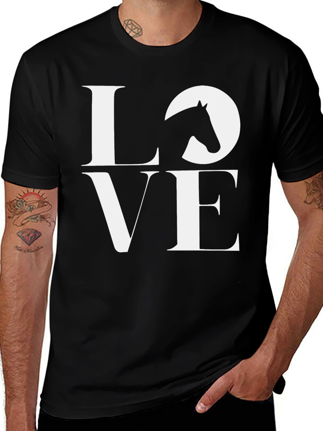 Horse Lover T-Shirt - Stylish Equestrian Tee
