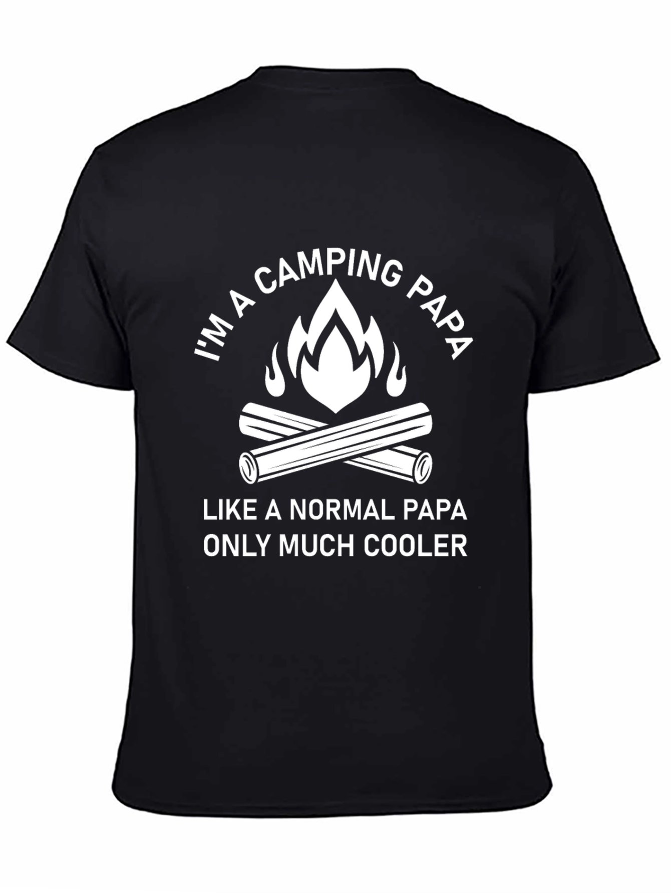 Camping Papa T-Shirt - Cooler Than Normal