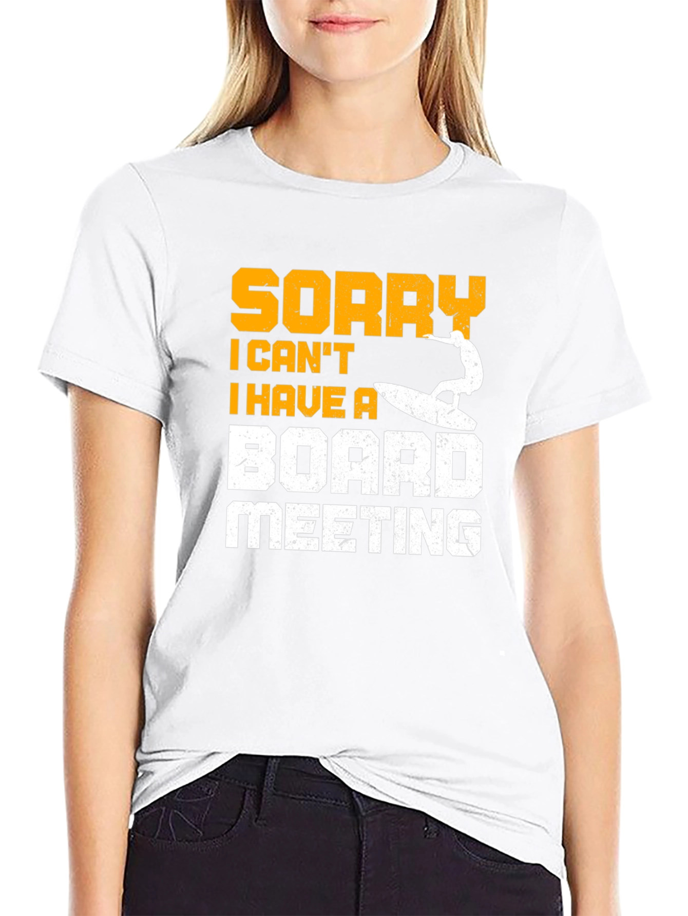 Funny Surfing T-Shirt - Sorry Board Meeting