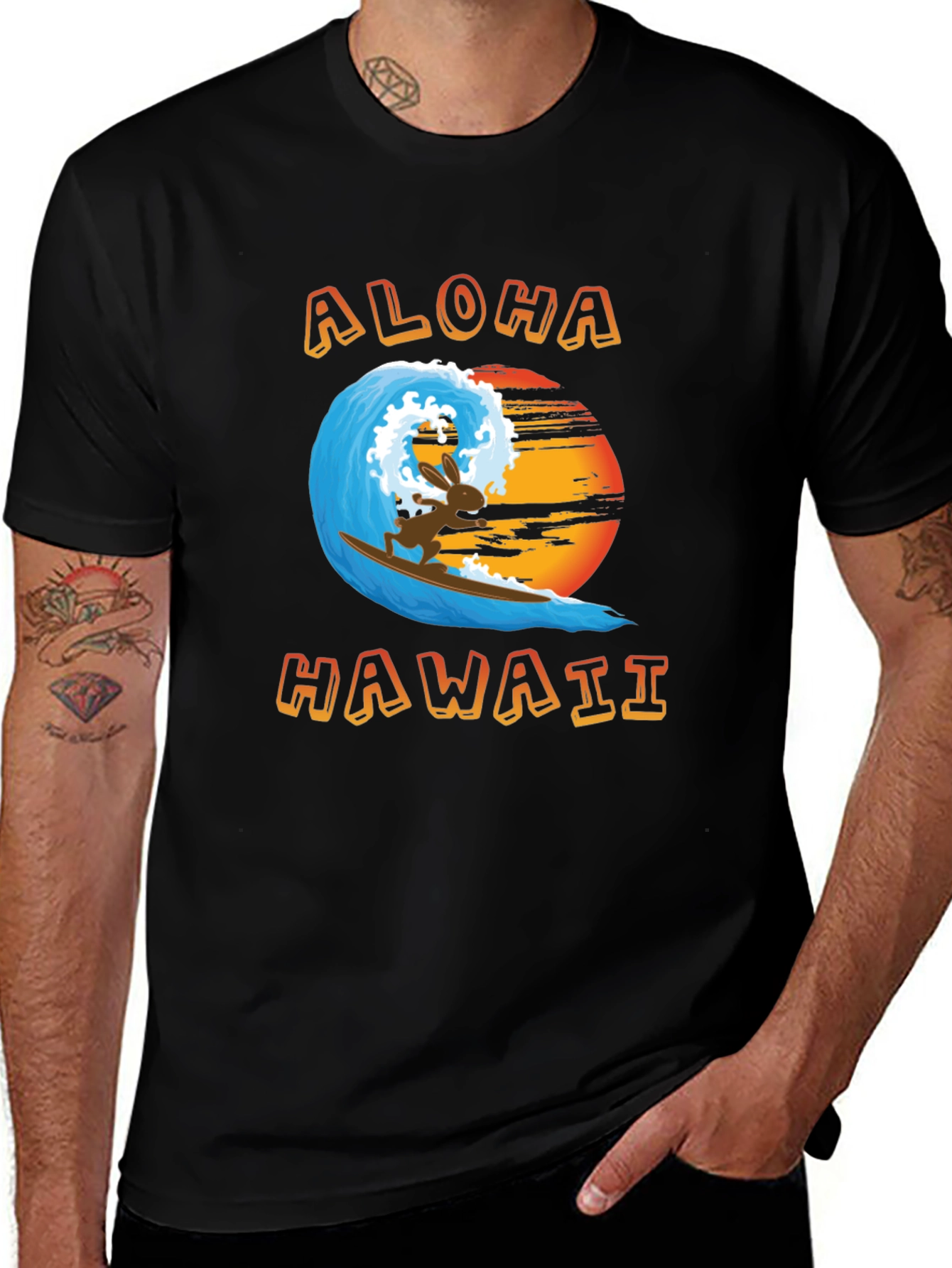 Aloha Hawaii Surfer T-Shirt
