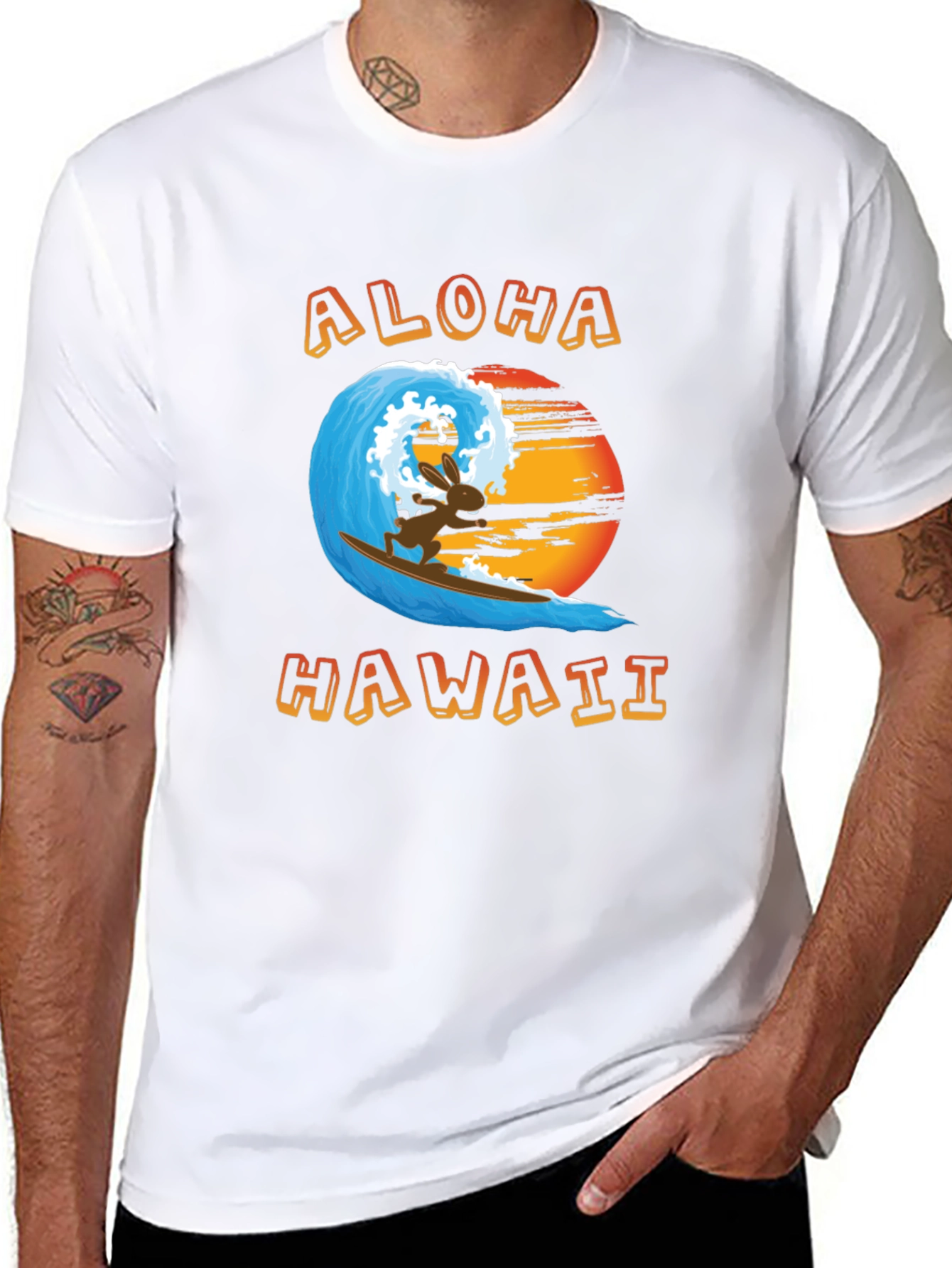 Aloha Hawaii Surfer T-Shirt