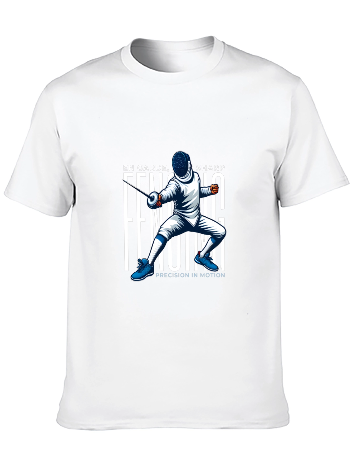 Fencing Graphic Tee - En Garde Sharp Design