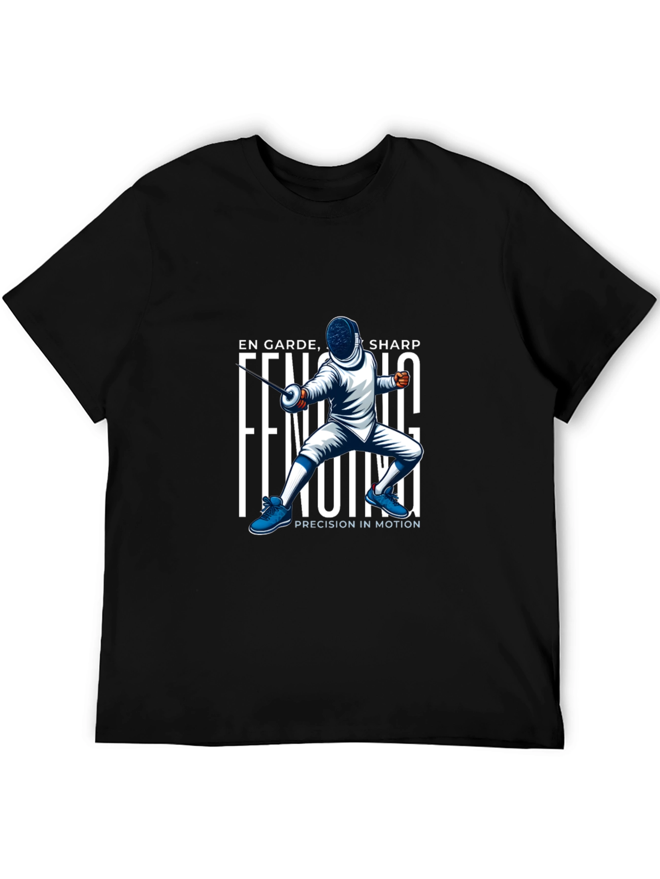 Fencing Graphic Tee - En Garde Sharp Design