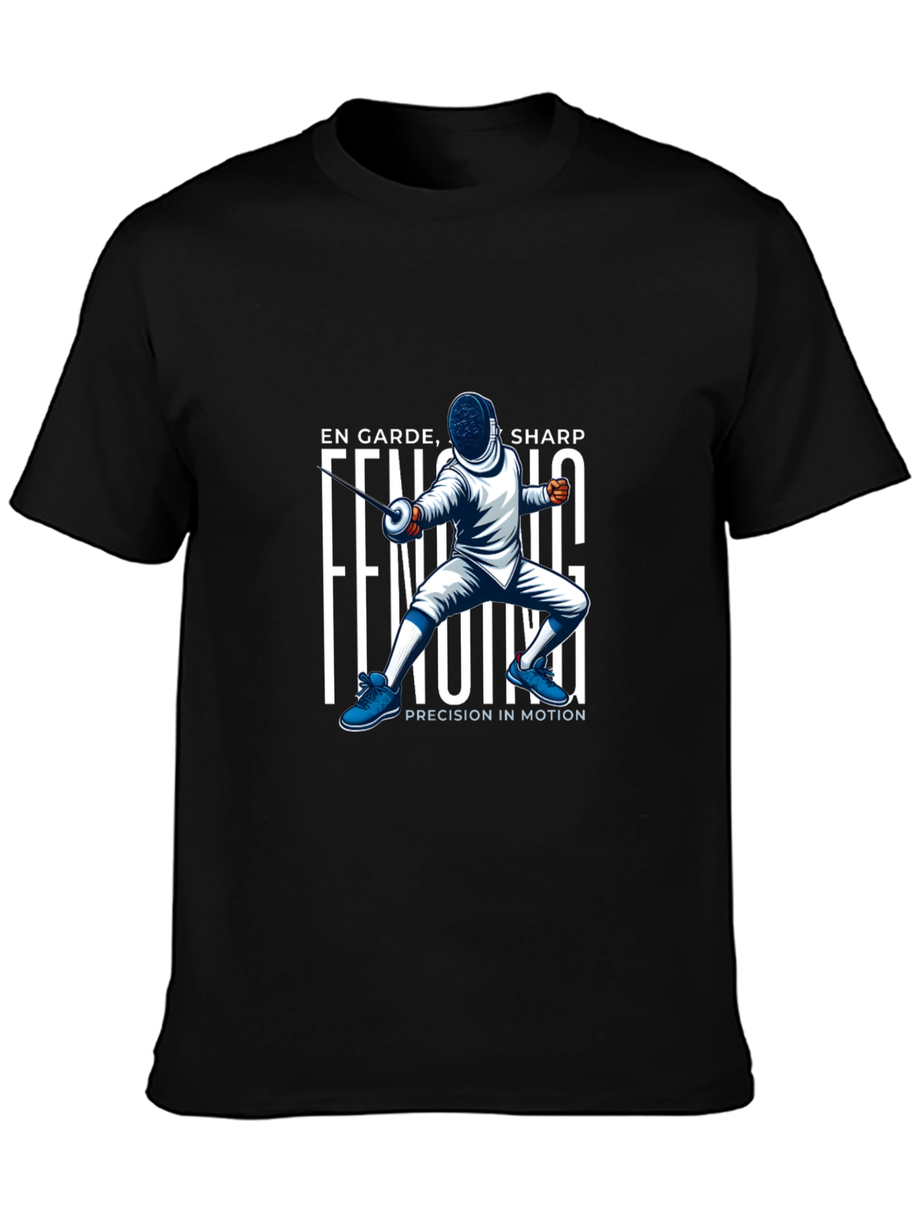Fencing Graphic Tee - En Garde Sharp Design