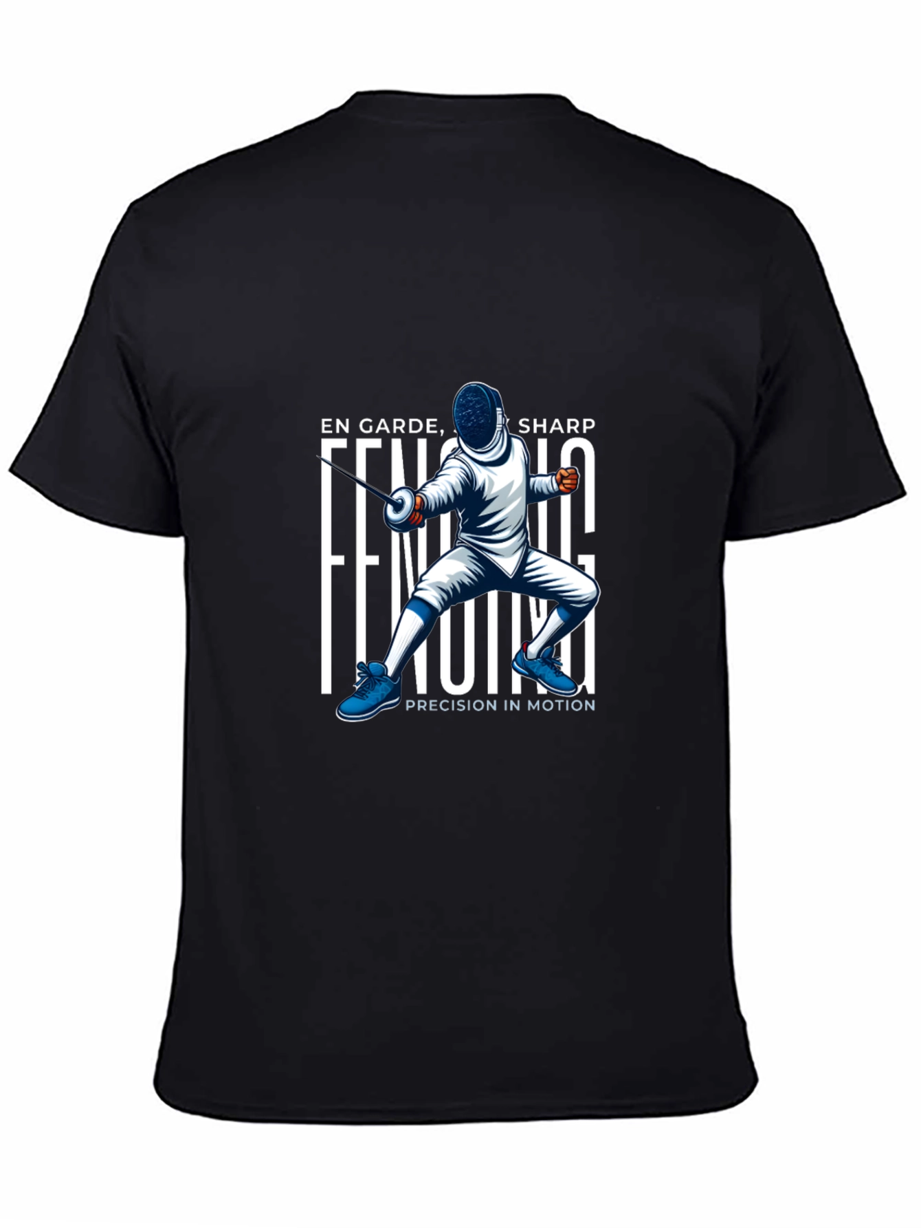 Fencing Graphic Tee - En Garde Sharp Design
