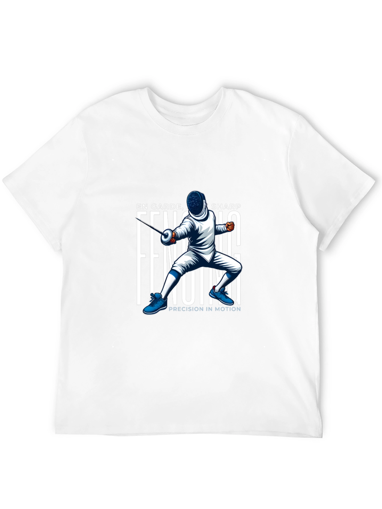 Fencing Graphic Tee - En Garde Sharp Design