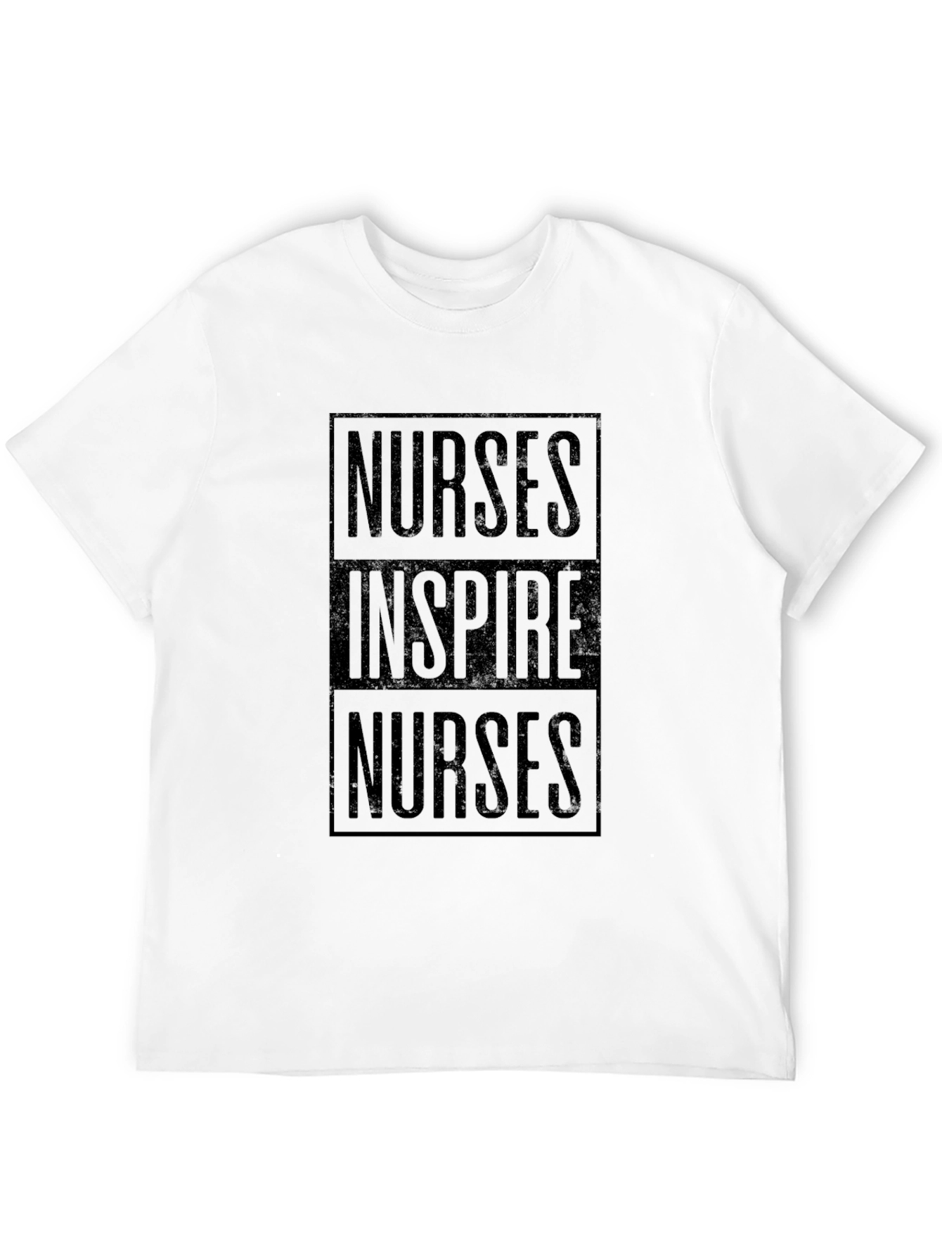 Nurses Inspire Nurses Black T-Shirt