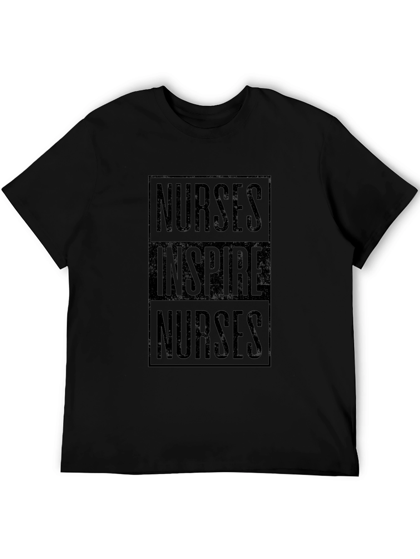 Nurses Inspire Nurses Black T-Shirt