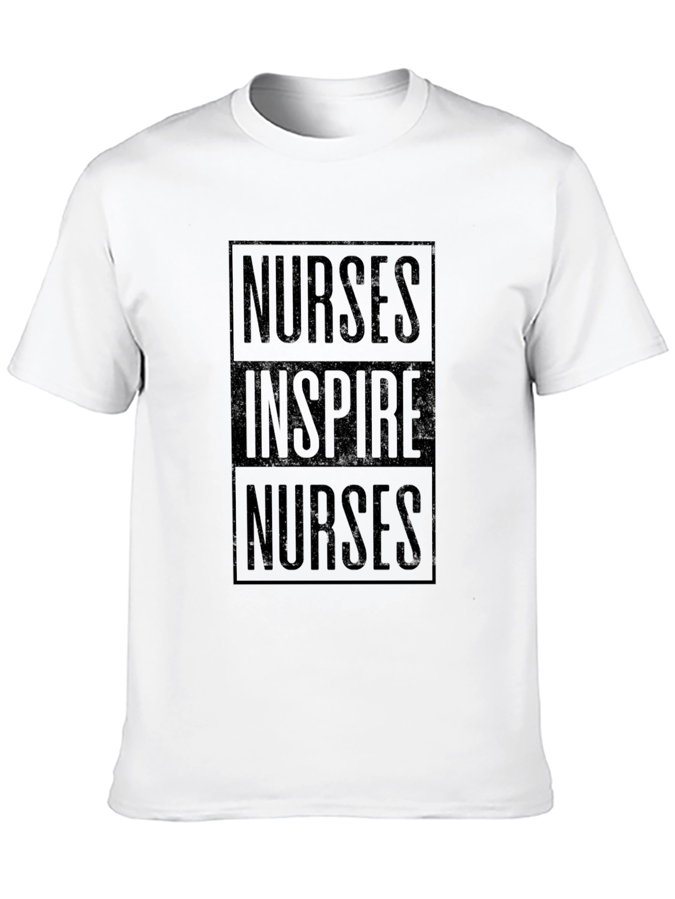 Nurses Inspire Nurses Black T-Shirt