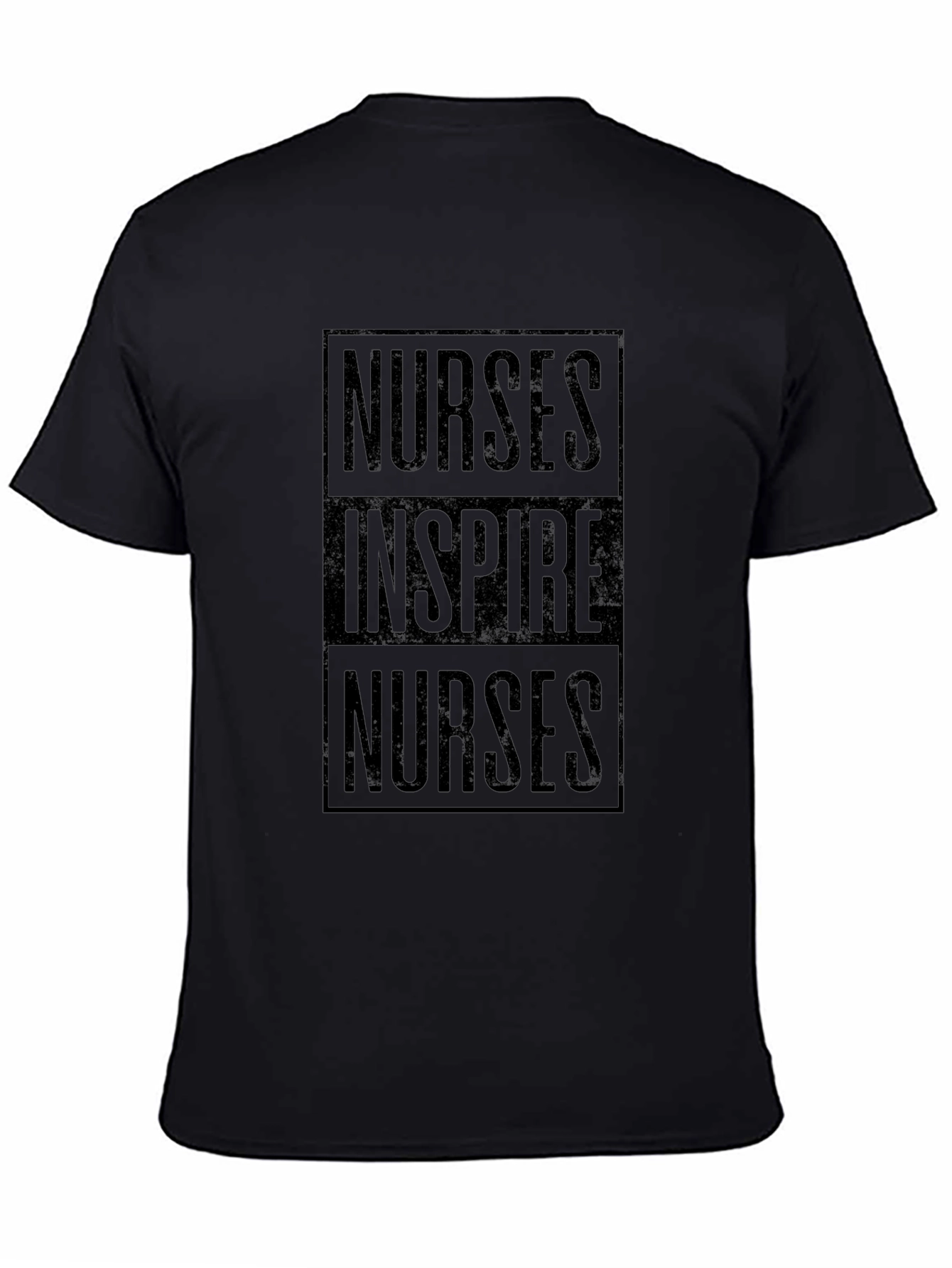 Nurses Inspire Nurses Black T-Shirt