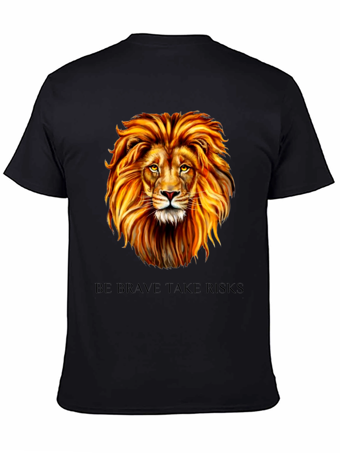 Lion Graphic Tee - Be Brave Take Risks