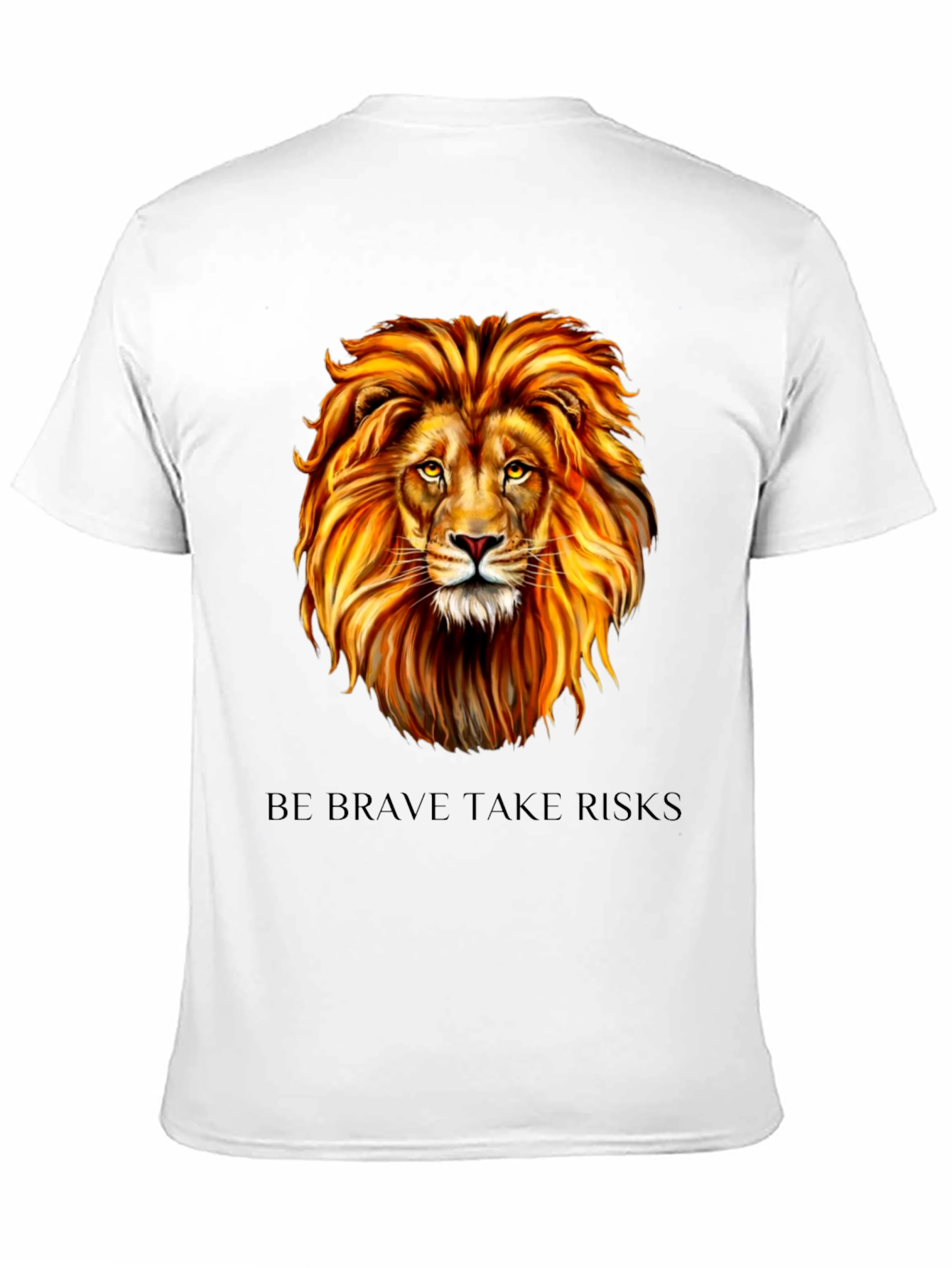 Lion Graphic Tee - Be Brave Take Risks