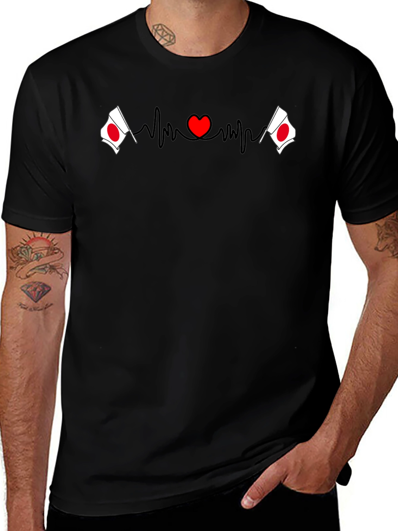 Japan Love Heartbeat T-Shirt