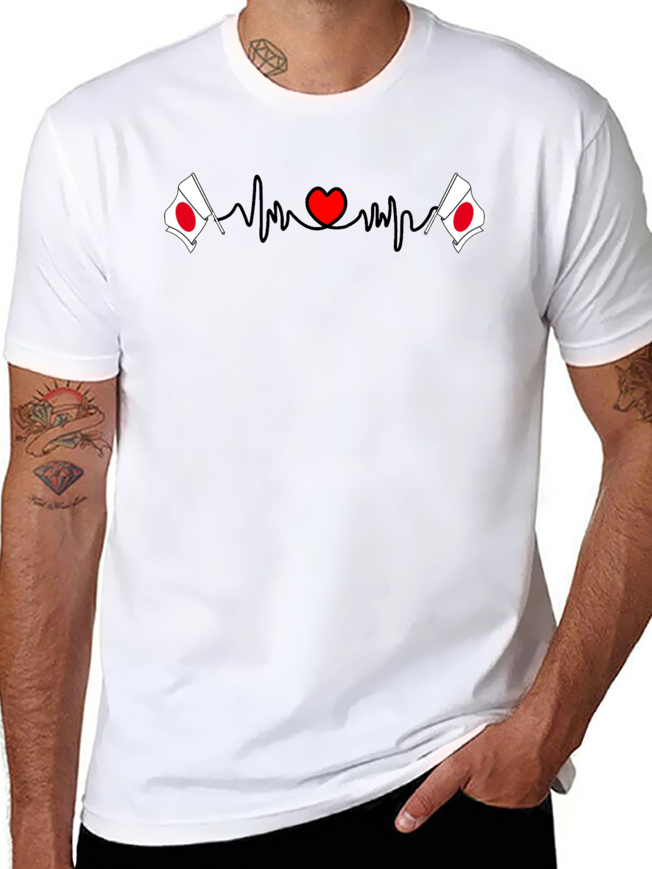 Japan Love Heartbeat T-Shirt