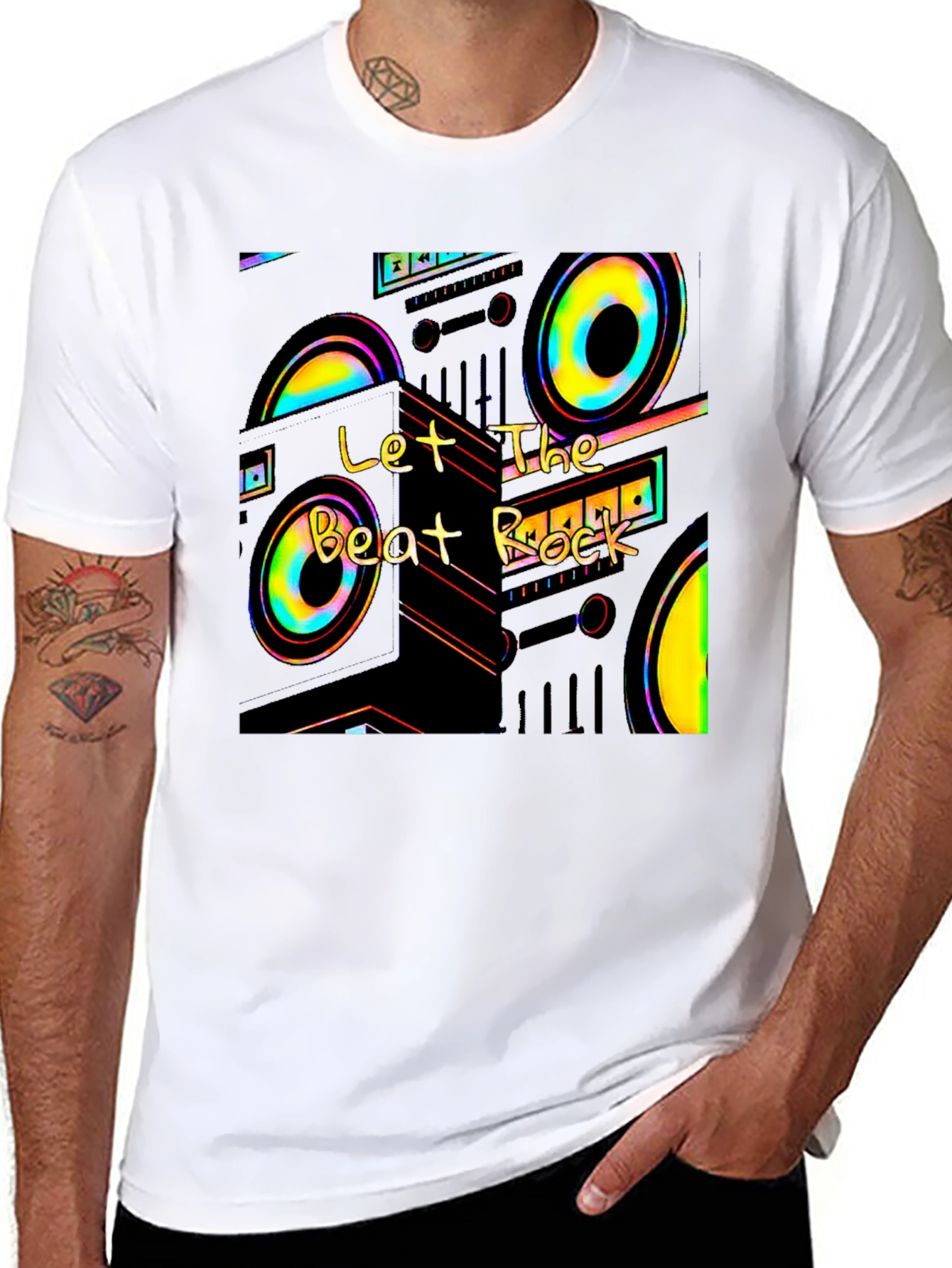 Let The Beat Rock Graphic Tee