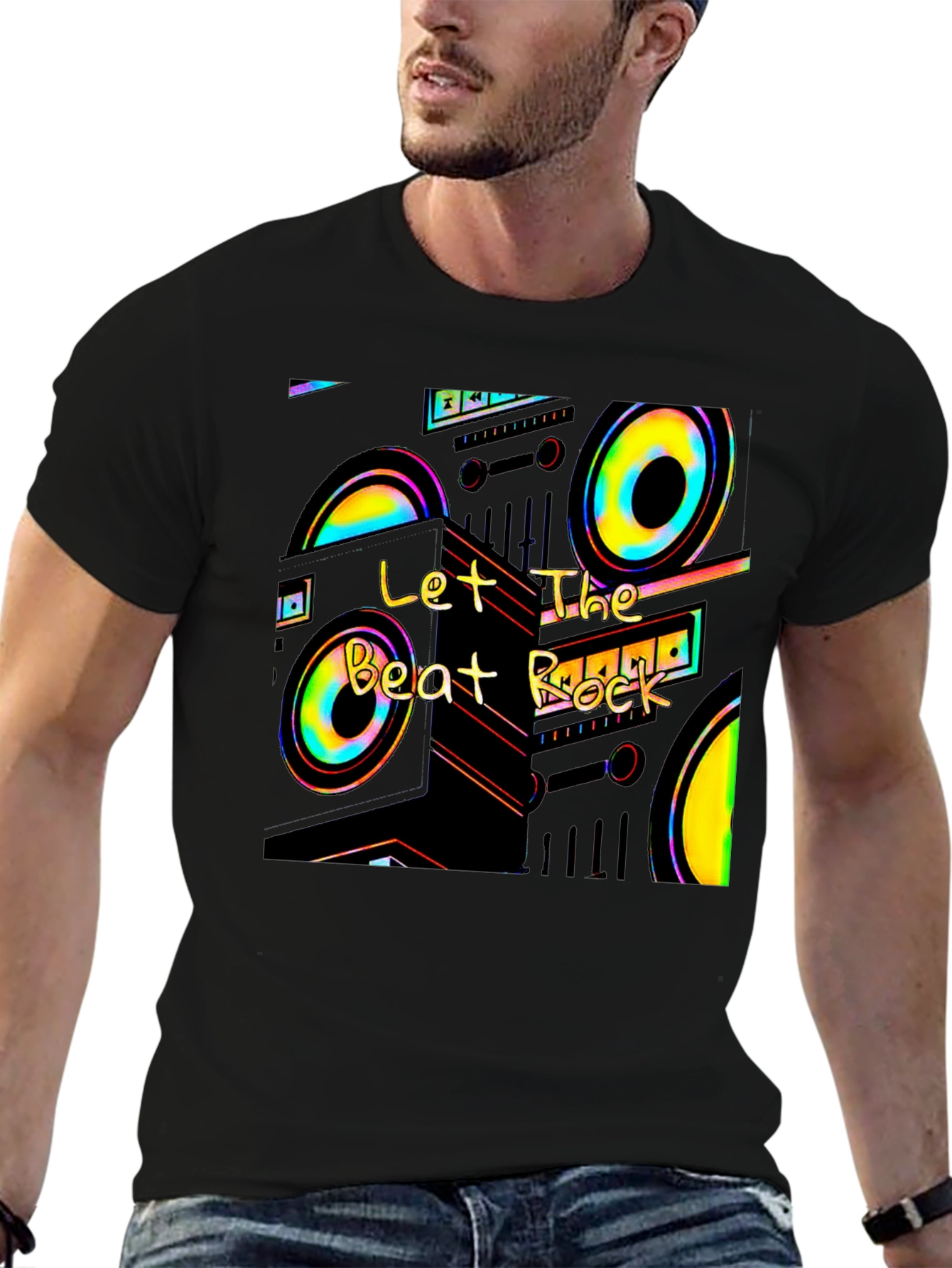 Let The Beat Rock Graphic Tee