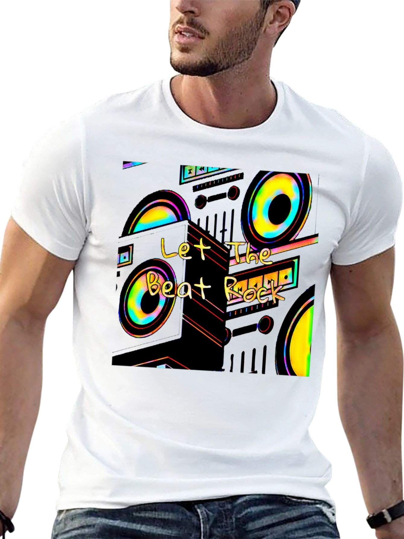Let The Beat Rock Graphic Tee