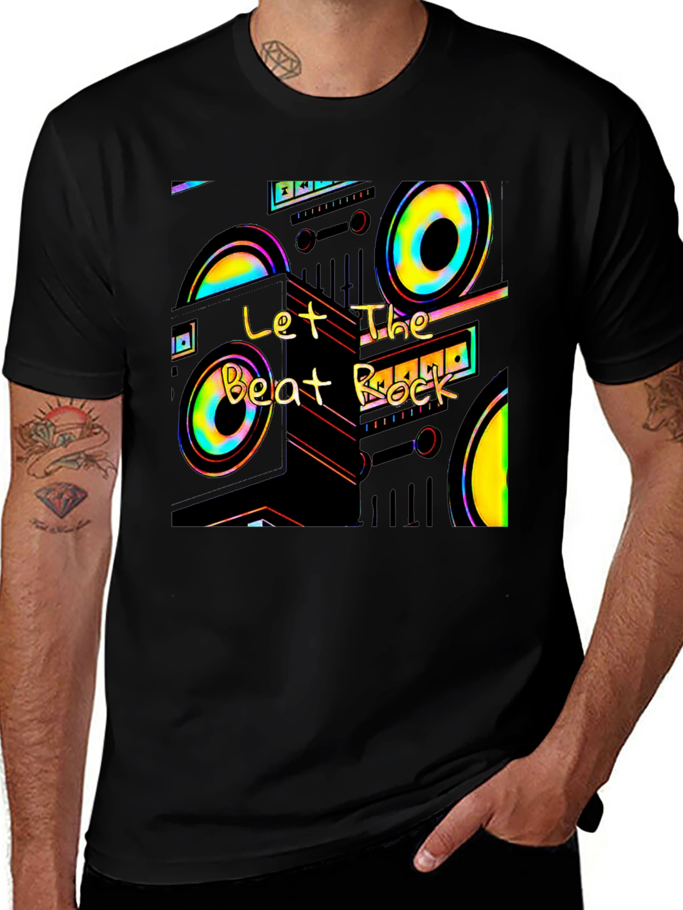 Let The Beat Rock Graphic Tee