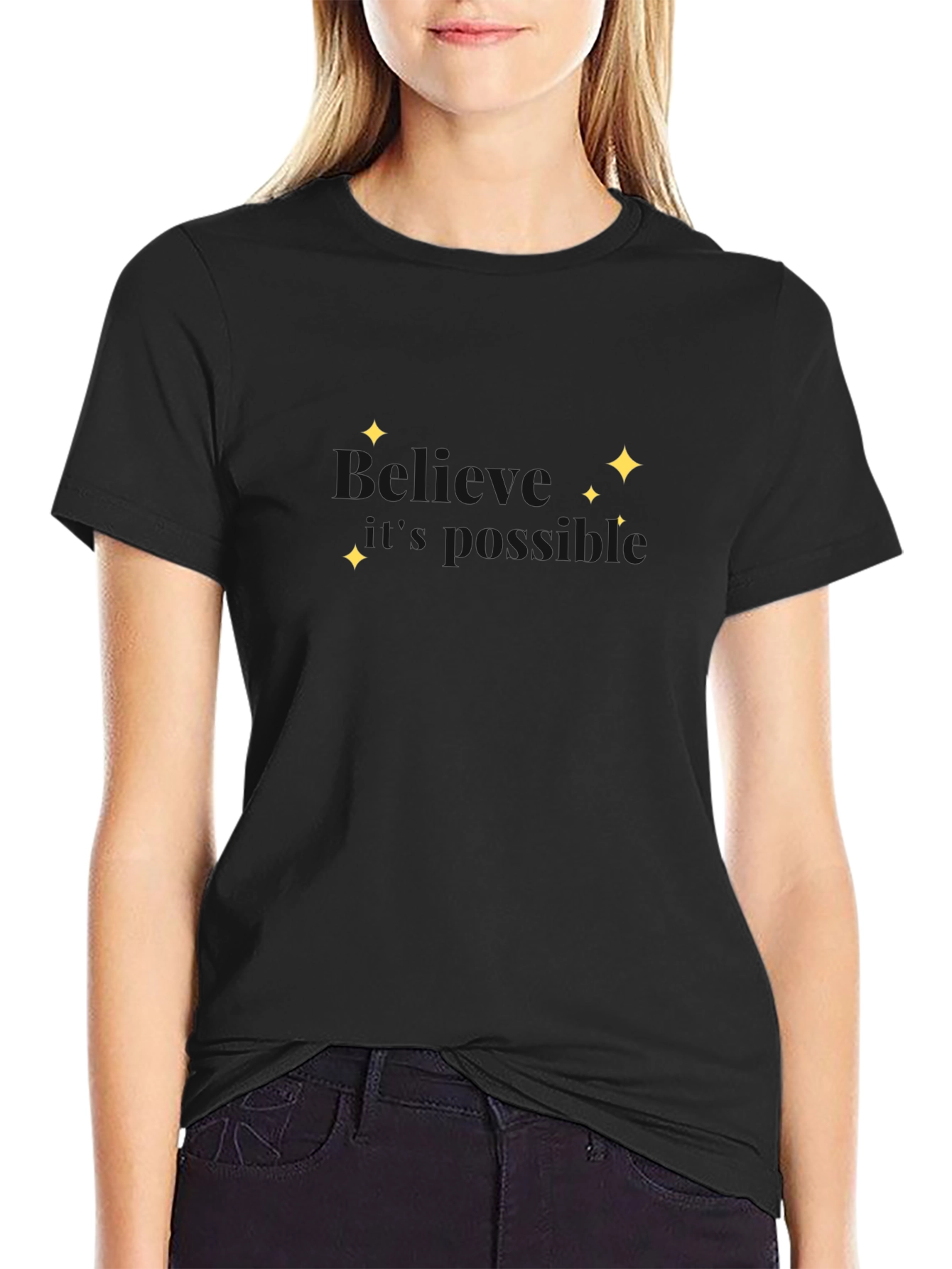 Believe Possible Black T-Shirt