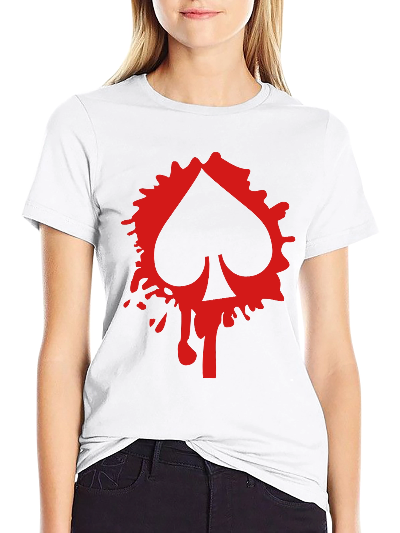 Spade Card Graphic Tee - Mens Black T-Shirt