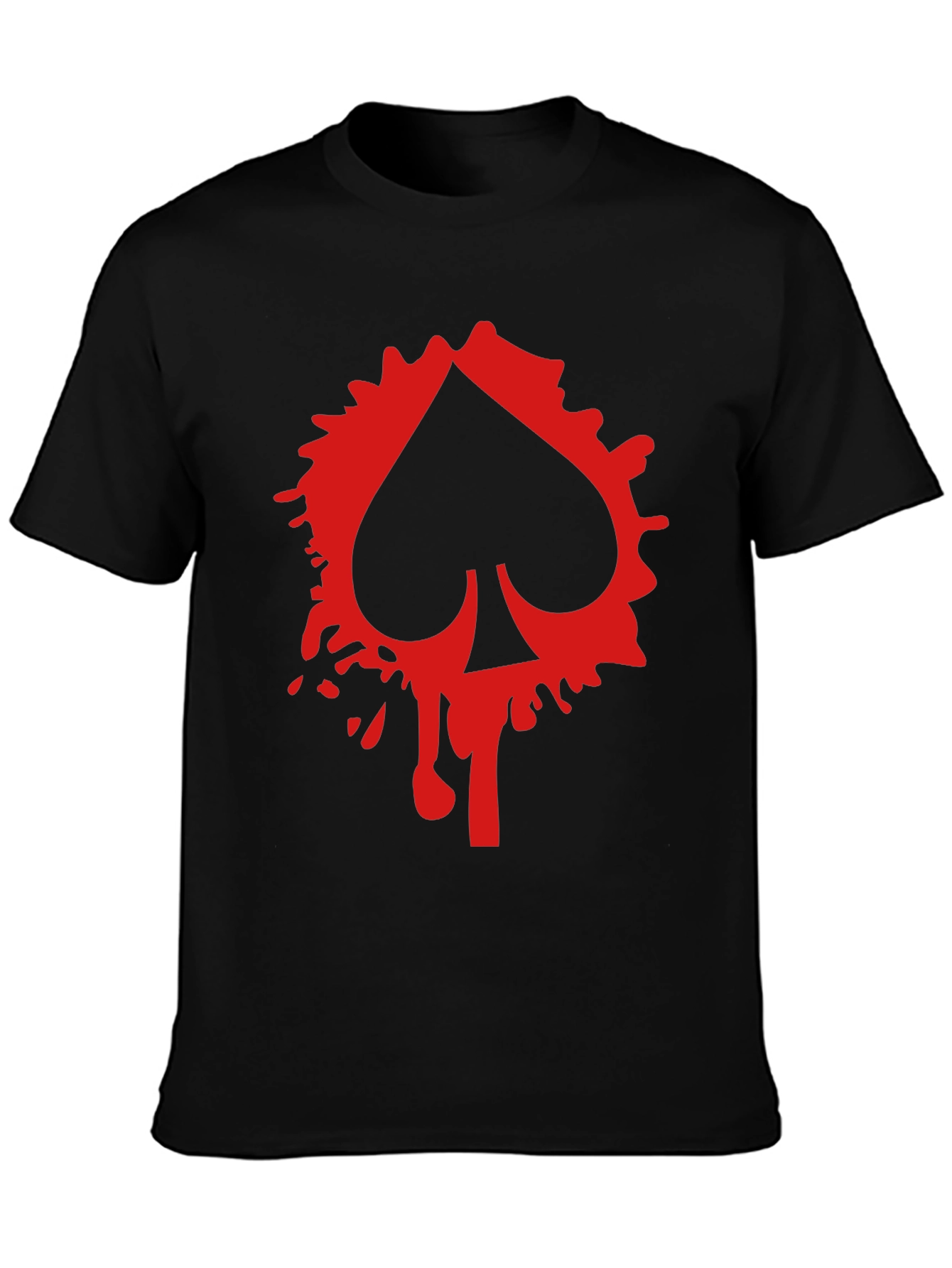 Spade Card Graphic Tee - Mens Black T-Shirt