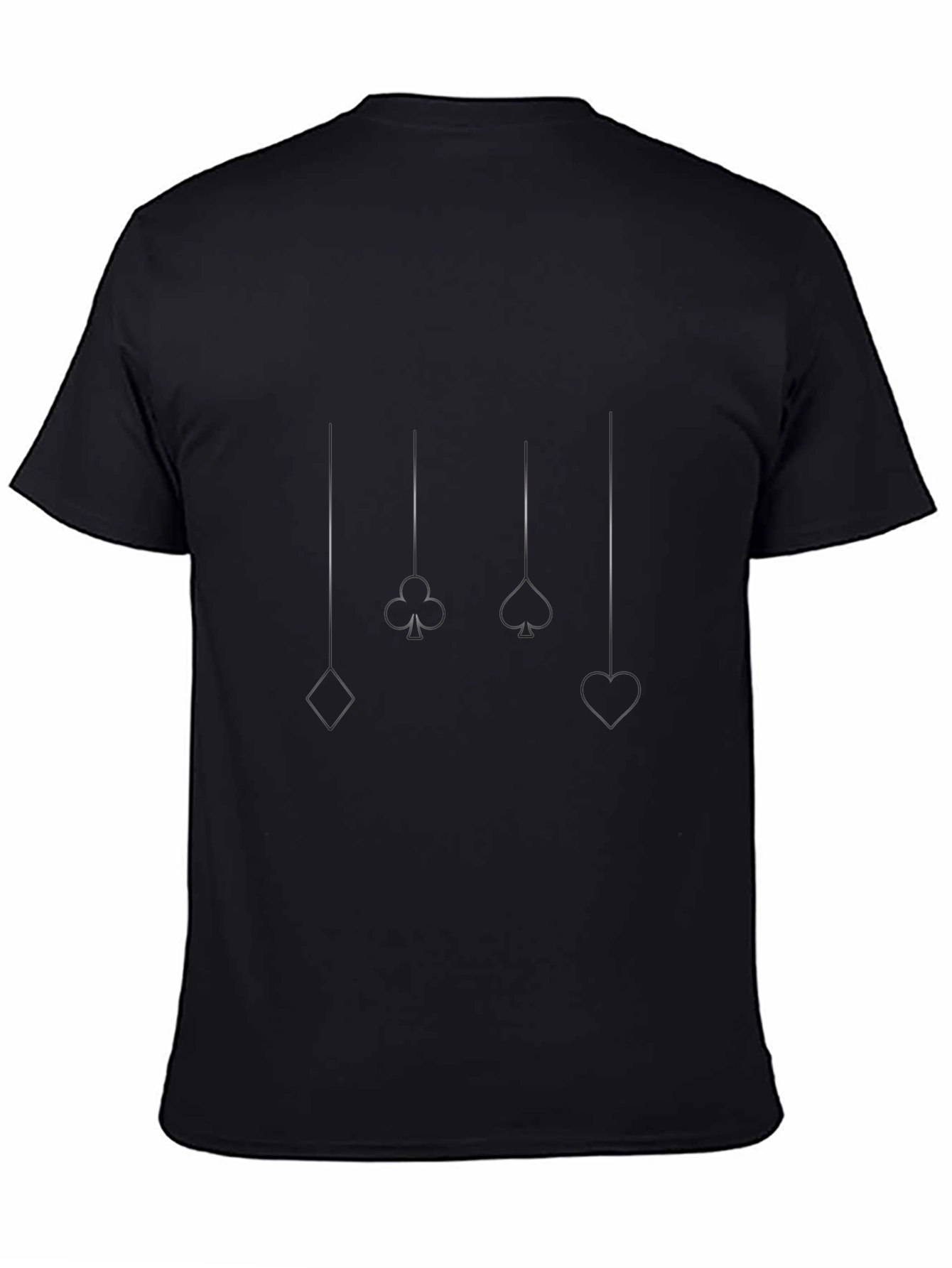 Suits Tee: Spade Heart Club Diamond Graphic T-Shirt
