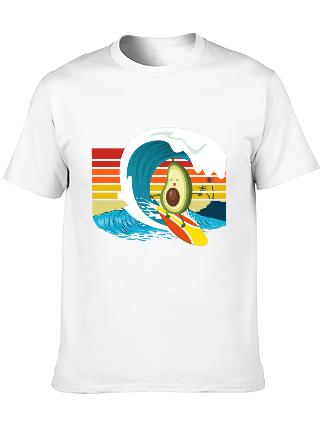 Surfing Avocado Graphic Tee