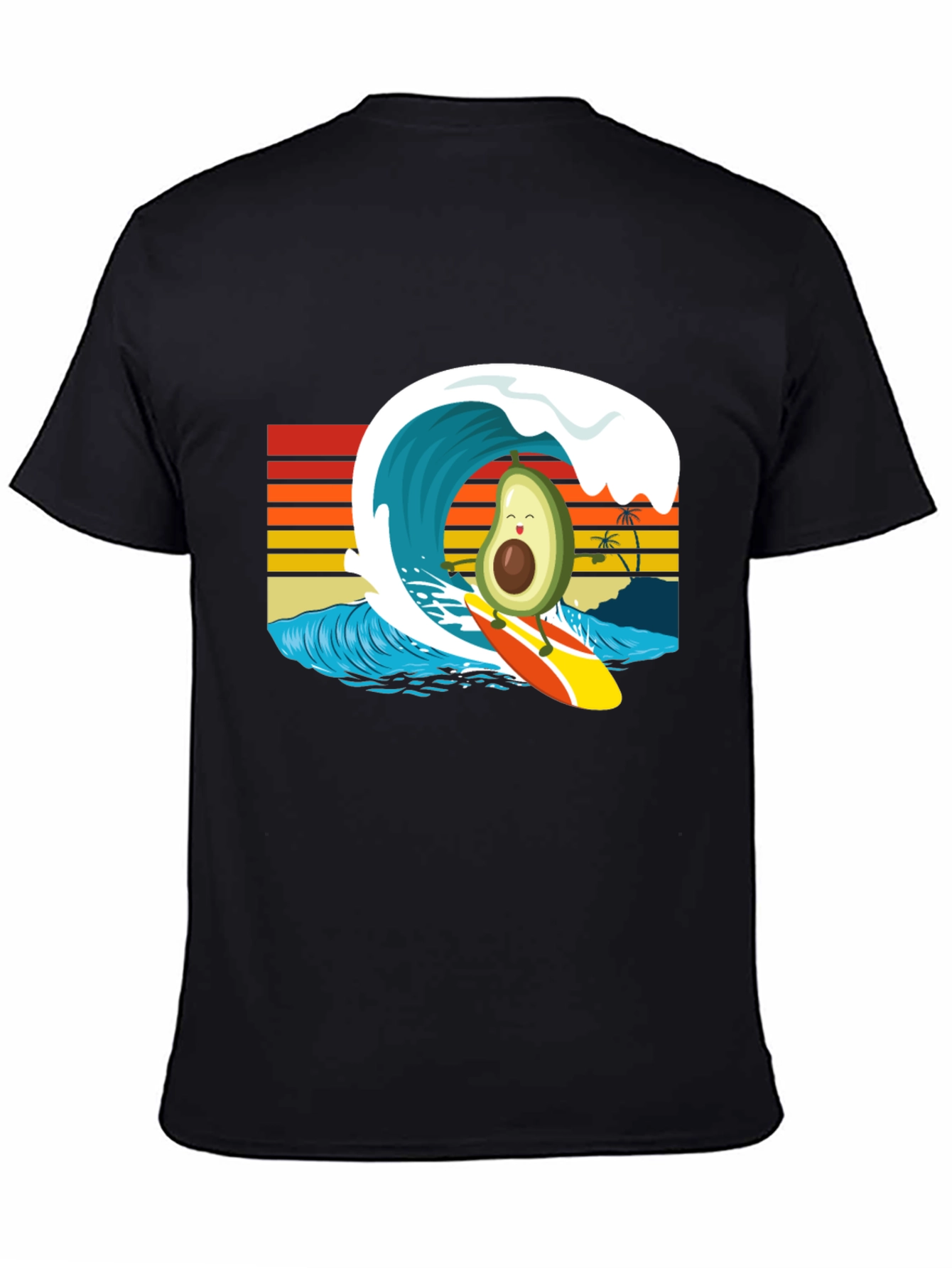 Surfing Avocado Graphic Tee
