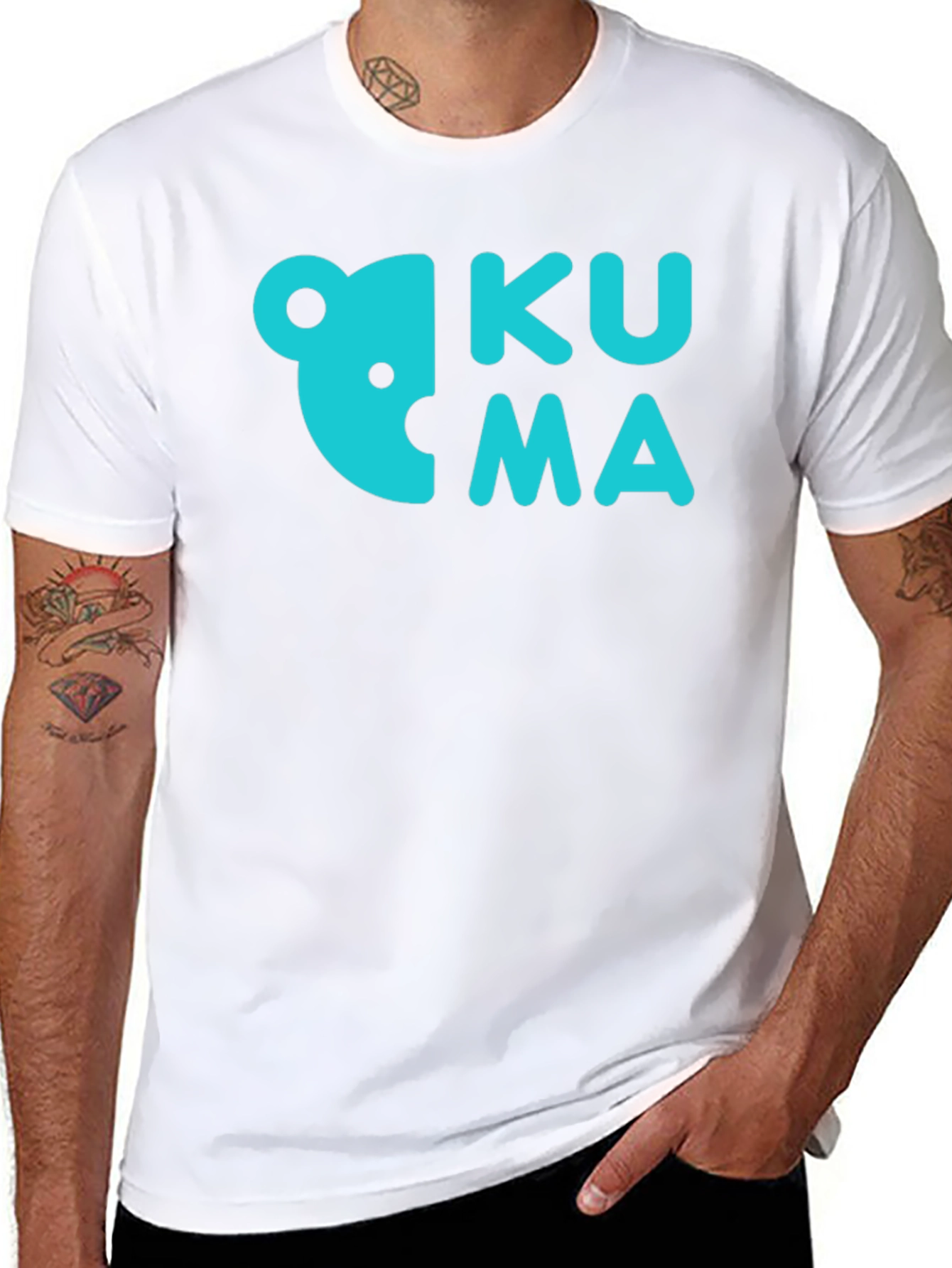 Kuma Bear Graphic T-Shirt - Casual Comfort Tee