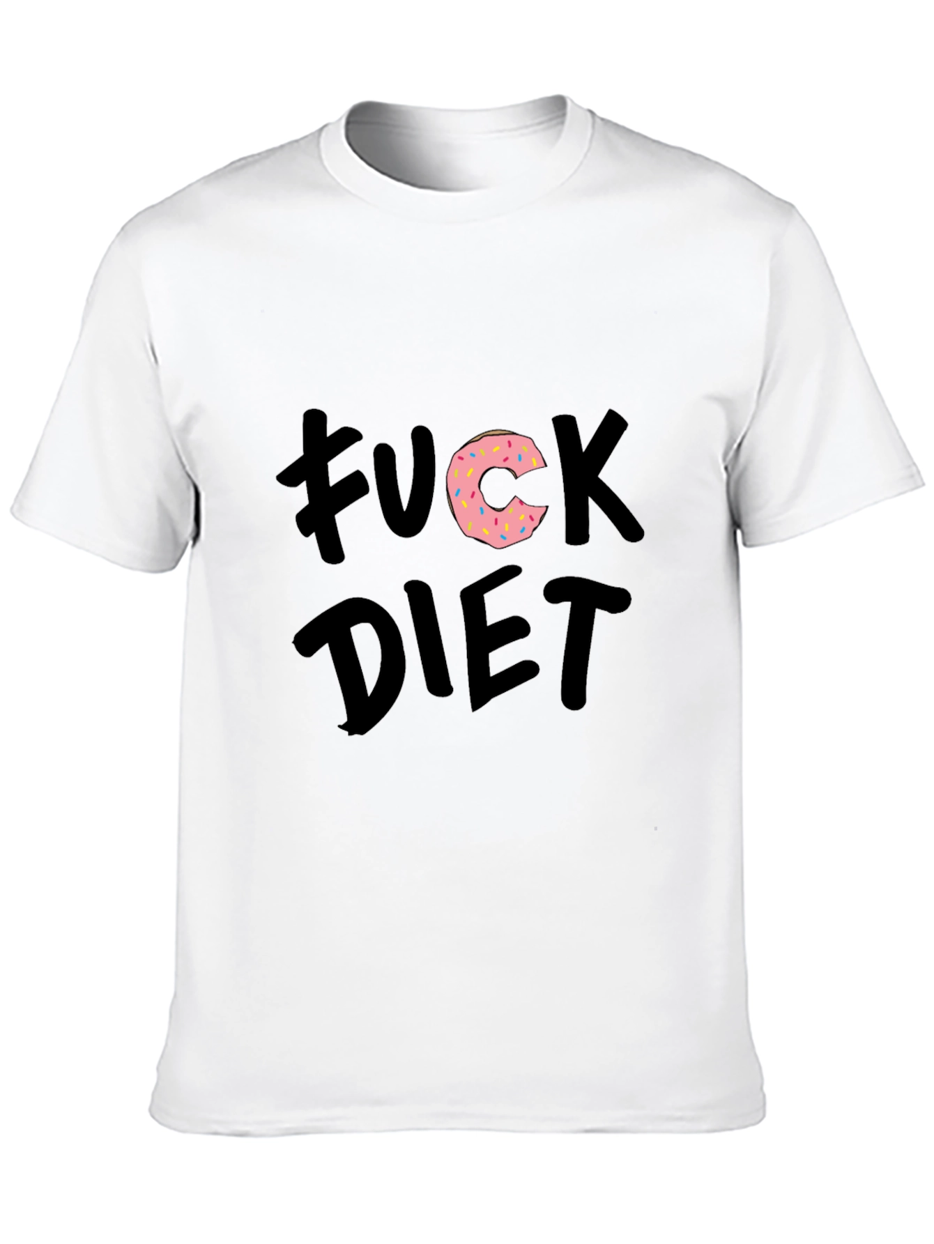 Donut Diet T-Shirt - Funny Graphic Tee