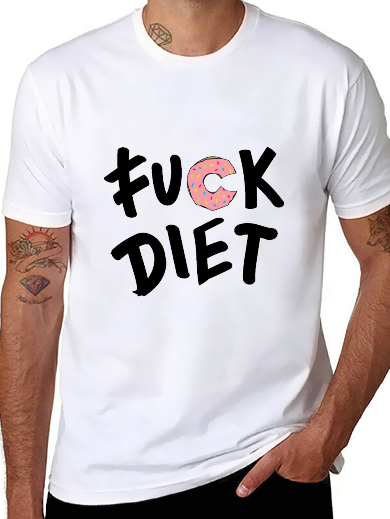 Donut Diet T-Shirt - Funny Graphic Tee