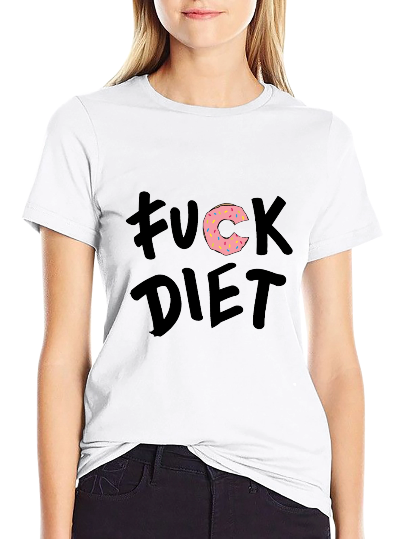 Donut Diet T-Shirt - Funny Graphic Tee